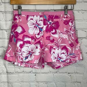 Reebok Kids Pink Floral Swim Shorts size Small‎ 10